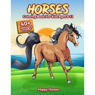 Horses Coloring Book