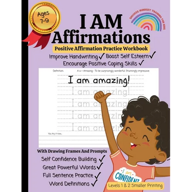 I AM Affirmations For Kids, Affirmation And Handwriting Practice Workbook - Volume 2 - Smaller Printing: Powerful Success Mindset Training For Kids, C