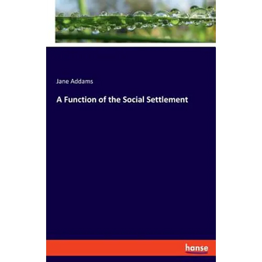 A Function of the Social Settlement
