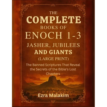 The Complete Books of Enoch 1-3, Jasher, Jubilees and Giants (Large Print): The Banned Scriptures That Reveal the Secrets of the Bible's Lost Chapters