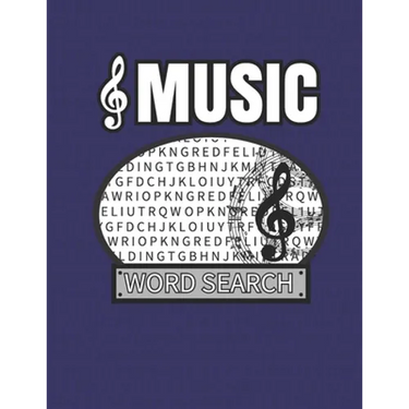 Music Word Search: 50 Large Print Word Search Puzzles For People Who Love Songs And Melodies
