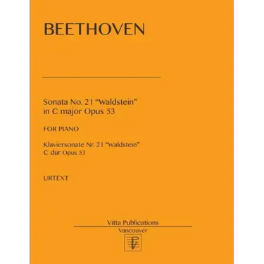 Sonata no. 21 Waldstein: in C major, op. 53