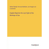 English Reprints the Last Fight of the Revenge at Sea
