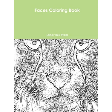 Faces Coloring Book
