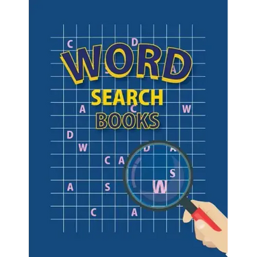 Word Search Books: 100 Word Search Puzzle Games, 8.5"x11" sized, 100 Pages