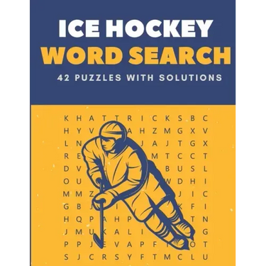 Ice Hockey Word Search 42 Puzzles With solutions: The Best Holiday and Christmas Gift For Students, amateurs, professionals and coaches.