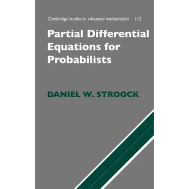 Partial Differential Equations for Probabilists