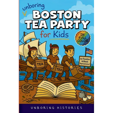 Unboring Boston Tea Party for Kids: Funny, Interesting, Concise Guide to Angry Colonists, a Lot of Tea, and Some Clever Disguises You Won't Believe Ar