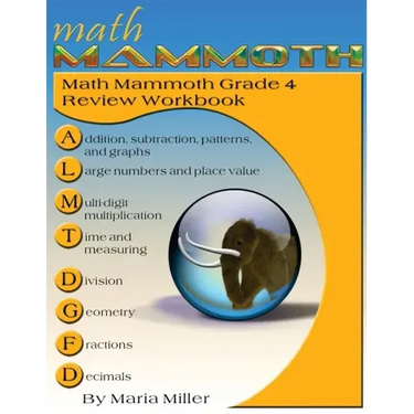 Math Mammoth Grade 4 Review Workbook