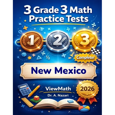 3 New Mexico NM-MSSA Grade 3 Math Practice Tests: Full-Length Test Prep with Detailed Answer Explanations