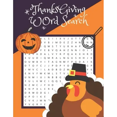 Thanksgiving Word Search: Thanksgiving Word Search Large-Print for Kids and Adults, Large-Print Word Search Puzzles For Holiday Fun for Everyone