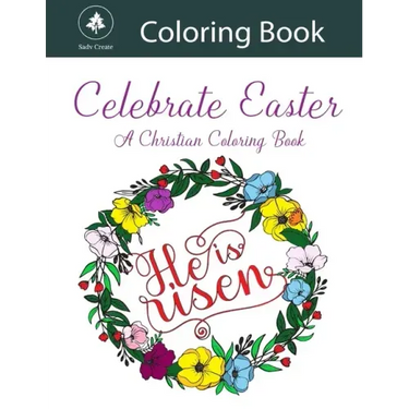 Celebrate Easter: A Christian coloring book