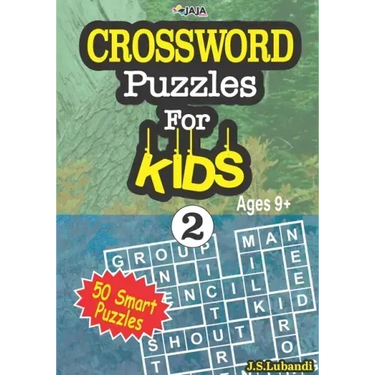 CROSSWORD Puzzles For KIDS, Ages 9+ (50 Smart Puzzles) Vol.2