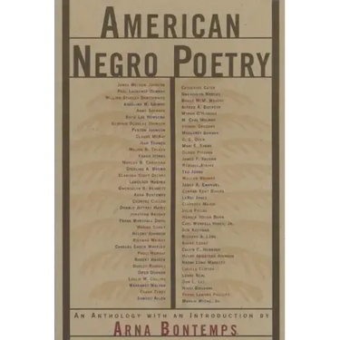 American Negro Poetry: An Anthology