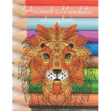 Animal Mandala Coloring Book: Stress Relaxation Animals Design