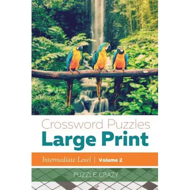 Crossword Puzzles Large Print (Intermediate Level) Vol. 2