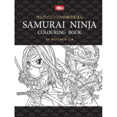 Samurai Ninja Colouring Book