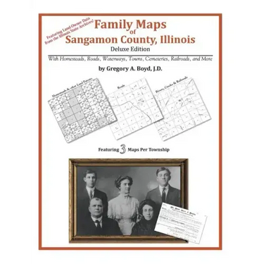 Family Maps of Sangamon County, Illinois