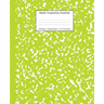 Marble Composition Notebook College Ruled: Green Marble Notebooks, School Supplies, Notebooks for School