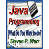 Java Programming: What Do You Want To Do?