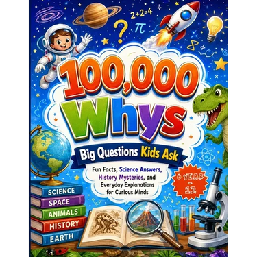100,000 Whys: Big Questions Kids Ask; Fun Facts, Science Answers, History Mysteries, and Everyday Explanations for Curious Minds