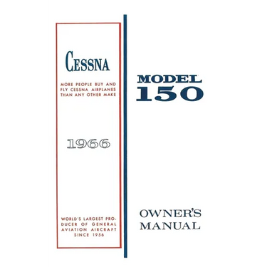 Cessna 1966 Model 150 Owner's Manual