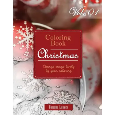 Fantasy Christmas: Gray Scale Photo Adult Coloring Book, Mind Relaxation Stress Relief Coloring Book Vol1: Series of coloring book for ad