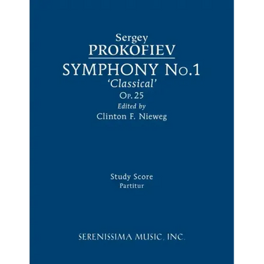 Symphony No.1, Op.25 'Classical': Study score