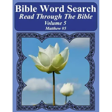 Bible Word Search Read Through The Bible Volume 5: Matthew #5 Extra Large Print