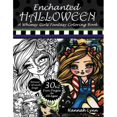 Enchanted Halloween: A Whimsy Girls Fantasy Coloring Book