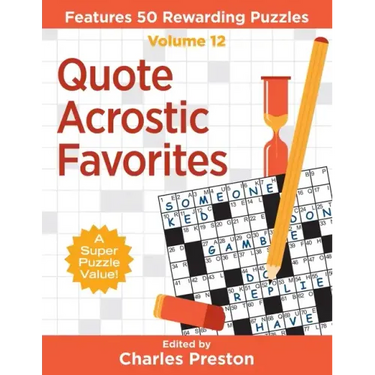 Quote Acrostic Favorites: Features 50 Rewarding Puzzles