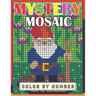 New Large Print Mystery Mosaics Color By Number: Pixel Art For Adults & Kids, Fun 50 Coloring Pages for Stress Relief & Relaxation, Gift Ideas.