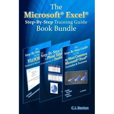 The Microsoft Excel Step-By-Step Training Guide Book Bundle