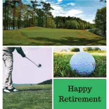 Golf Retirement Guest Book (Hardcover): Retirement book, retirement gift, Guestbook for retirement, retirement book to sign, message book, memory book