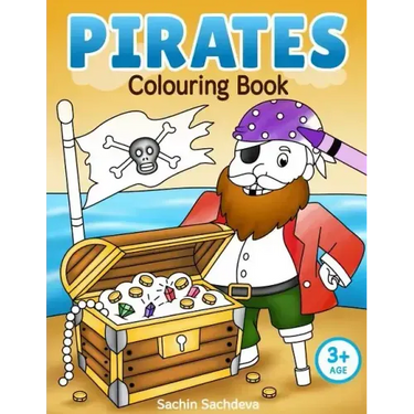 Pirates Colouring Book: Coloring Book for Kids and Preschoolers (Ages 3-5)