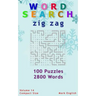 Word Search: Zig Zag, 100 Puzzles, 2800 Words, Volume 14, Compact 5"x8" Size