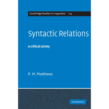 Syntactic Relations