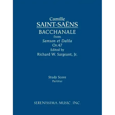 Bacchanale, Op.47: Study score