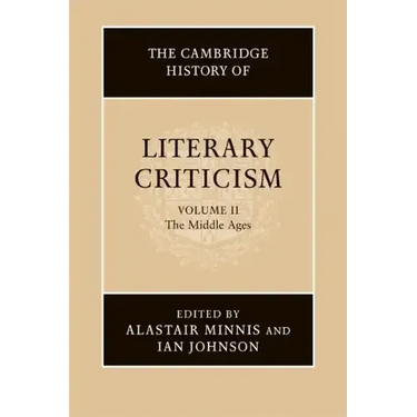 The Cambridge History of Literary Criticism