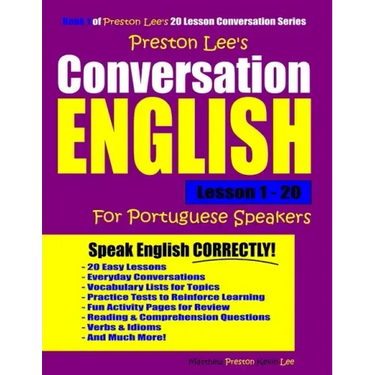 Preston Lee's Conversation English For Portuguese Speakers Lesson 1 - 20