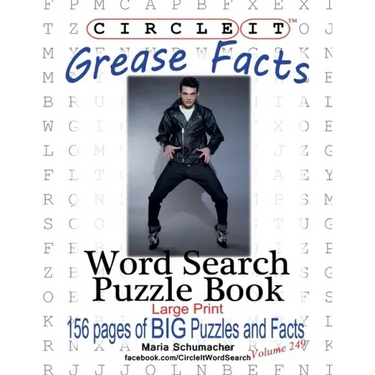 Circle It, Grease Facts, Word Search, Puzzle Book