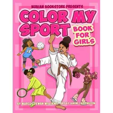 Nubian Bookstore Presents Color My Sport Book For Girls