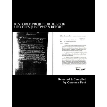 Restored Project Blue Book UFO Files: June 1947 & Before