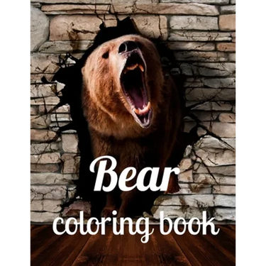 Bear coloring book: A coloring book for adults and kids Bear image design paperback