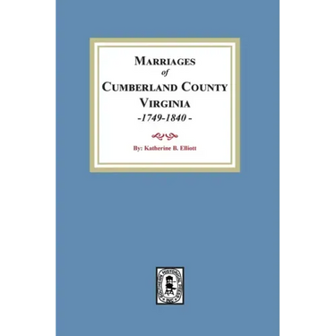 Marriage Records of Cumberland County, Virginia, 1749-1840