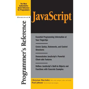 JavaScript Programmer's Reference