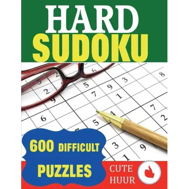 Hard Sudoku: 600 Difficult Puzzles