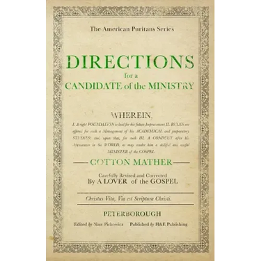 Directions for a Candidate of the Ministry