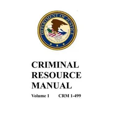 Criminal Resource Manual: 1-499