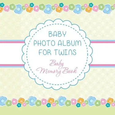 Baby Photo Album for Twins: Baby Memory Book